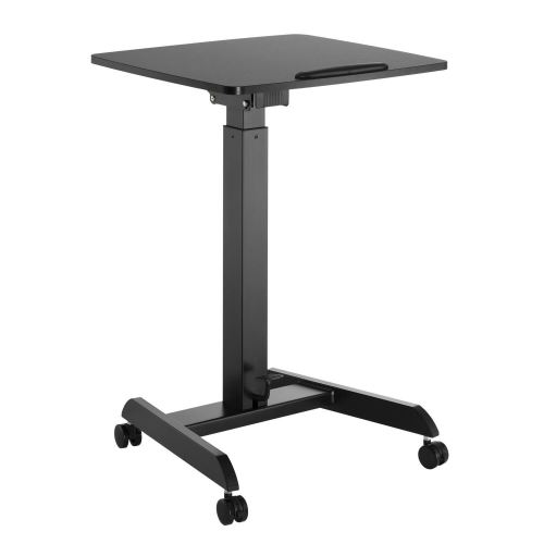 Maclean MC-892B Výškově nastavitelný stůl pro notebooky s kolečky černý 72416