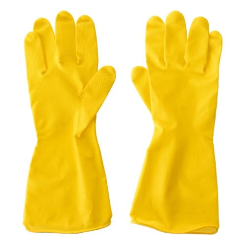 Orion Žluté gumové rukavice S 710253