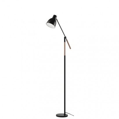 Emos Stojací lampa EDWARD na žárovku E27 Z7606, 150 cm, černá 1538163000