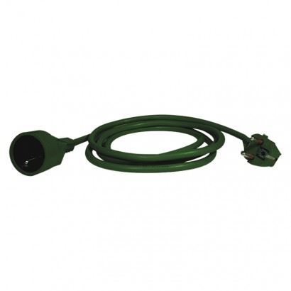 Emos P0115Z Prodlužovací kabel 5 m, 1 zásuvka, zelený 1912310500
