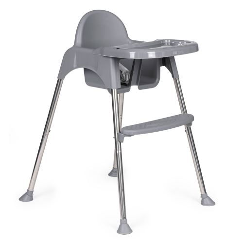 ECOTOYS HC-135 GRAY Dětská jídelní židlička 2v1 šedá barva