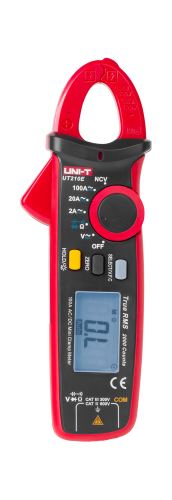 Uni-T Klešťový měřič 100A, model UT210E červený MIE0174