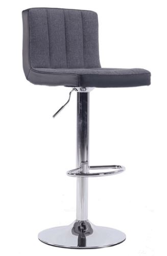 Kondela 191229 Barová židle šedá, černá HILDA