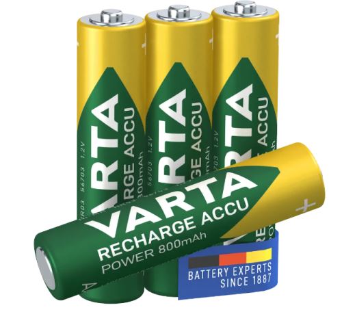 VARTA AAA 800mAh baterie 4ks zelené BAT0255