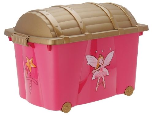 Excellent dětský úložný pojízdný box VÍLA 60 x 40 x 42 cm KO-Y54660080