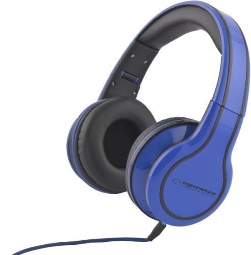Esperanza Audio sluchátka Blues modré EH136B