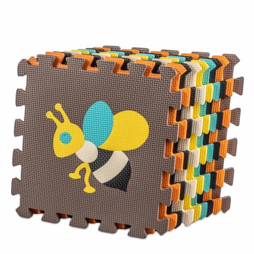KIK KX5208 Pěnová podložka/ puzzle pro děti 9 ks barevná