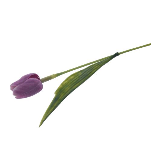 Indecor Umělá květina tulipán fialový 40 cm X07372