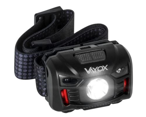 VAYOX KX3908 Nabíjecí čelovka LED se snímačem pohybu VA0020