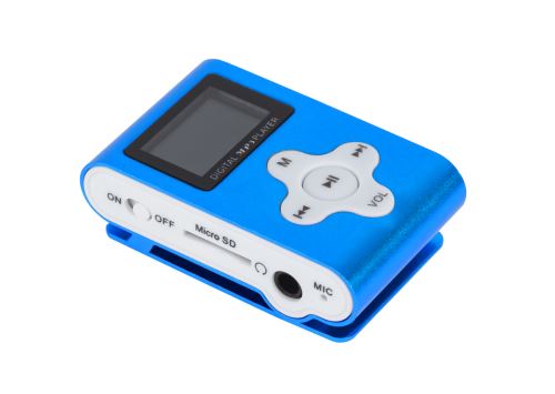 Quer KOM0743 MP3 přehrávač s displejem modrý