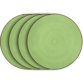 LAMART LT9055 Set zelených mělkých talířů 4 ks HAPPY 42004688