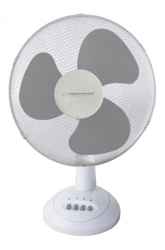 ESPERANZA Stolní ventilátor 12'' CHINOOK, bílý EHF003WE