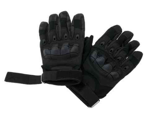 KIK Taktické vojenské rukavice s ochranou kloubů XL černé KX5287_1