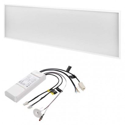 EMOS LED panel PROFI 30×120, obdélníkový vestavný bílý, 40W, Emergency ZR8412E