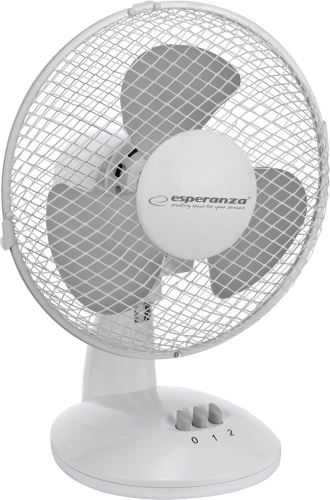 Esperanza 9'' stolní ventilátor ZEPHYR, bílý EHF004WE