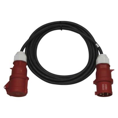 Emos 3 fázový venkovní prodlužovací kabel 15 m PM1103, 1 zásuvka, 400 V, černý 1914081103