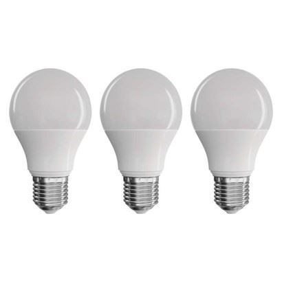EMOS Lighting ZQ5145.3 LED žárovka True Light 7,2W E27 neutrální bílá, 3 ks 1525733432