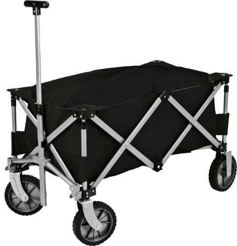 XQMAX KO-DG9000460 Plážový vozík skládací černý
