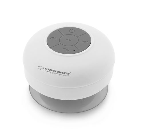 Esperanza EP124W Bluetooth reproduktor vodotěsný Sprinkle bílý