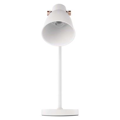 Emos Stolní lampa JULIAN na žárovku E27 Z7621W, bílá 1538187000