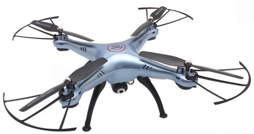 Syma X5HW 2,4GHz RC dron Wi-Fi s kamerou modrá KX9530_2