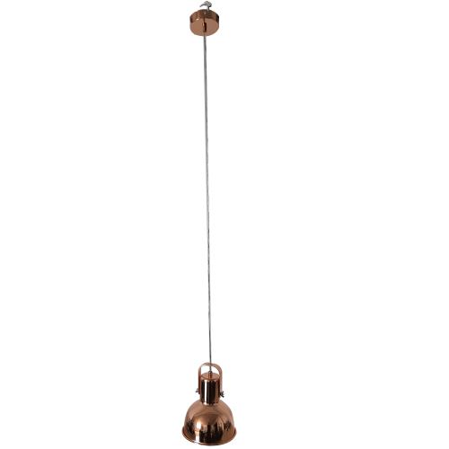 Kondela 290237 Visící lampa v retro stylu kov rose gold AVIER TYP 3