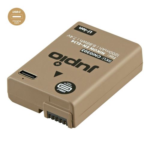 Baterie Jupio NP-W126S *ULTRA C* 1300mAh s USB-C vstupem pro nabíjení