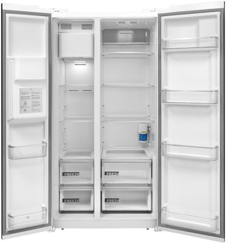 Americká lednice s výrobníkem ledu Concept LA7691wh WHITE