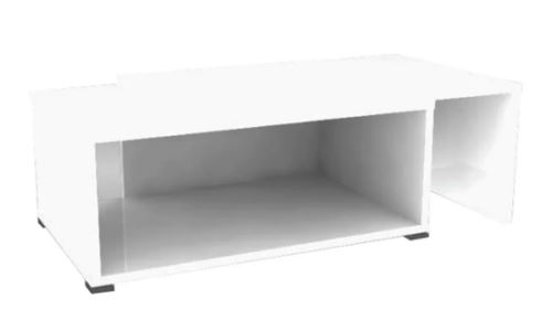 Kondela 143231 Konferenční rozkládací stolek bílá DRON