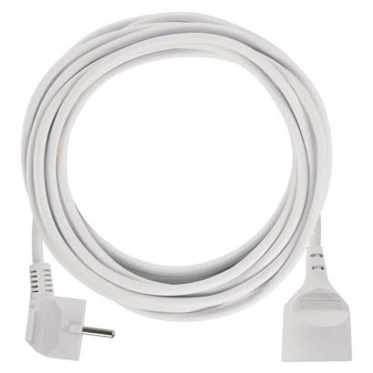 Emos P0117R Prodlužovací kabel 7 m, 1 zásuvka, bílý 1901010701