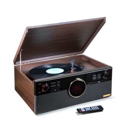 Technaxx TX0529 Bluetooth přehrávač CD/gramofon/kazeta, DAB rádio, konvertor TX-137