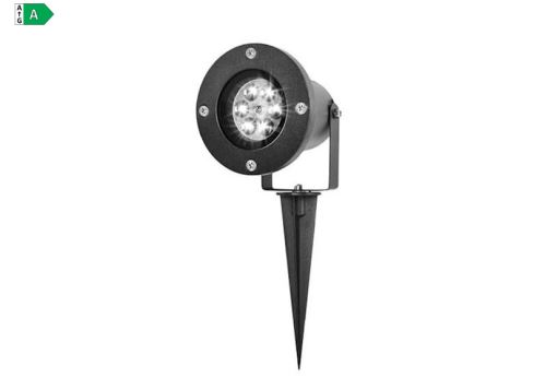 Iso Trade 9579 LED projektor pro vánoční sněhové vločky, černý 14100