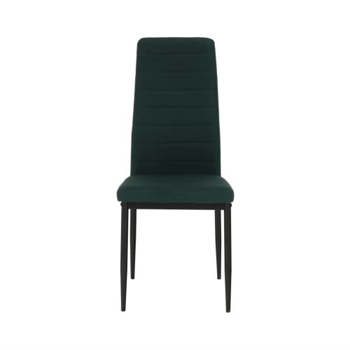 Kondela 201235 Židle smaragdová látka, černý kov COLETA NOVA