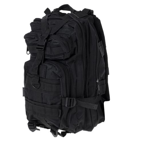 KIK Vojenský turistický batoh 25l černý KX5118