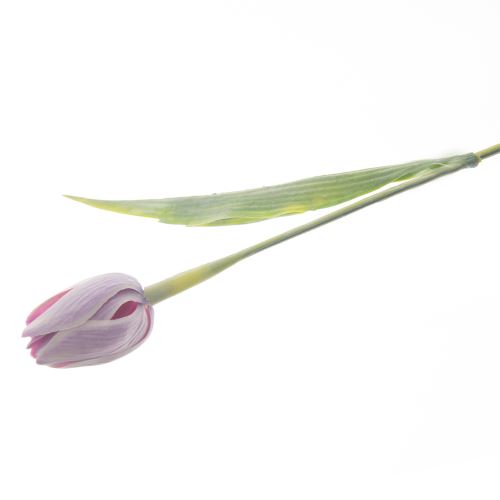Indecor Umělá květina tulipán světle fialový 40 cm X07104