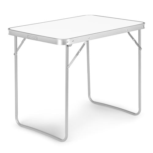 MODERNHOME HTA70 WHITE Turistický skládací stůl 70x50 cm bílá