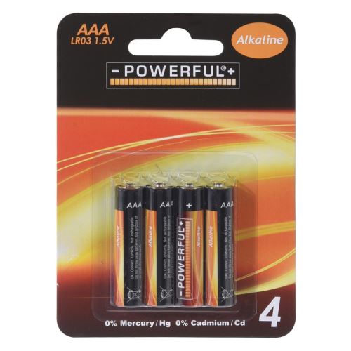 Excellent Alkalické baterie 4x AAA 1,5V 870646