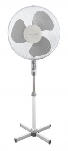ESPERANZA Ventilátor 16'' stojící HURIKÁN bílo-šedý EHF001WE