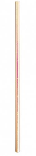 Indecor Brčko papírové nápojové růžové perleť 10 ks 20 cm X08276