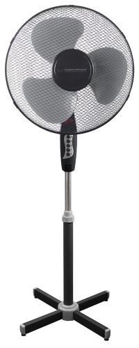 ESPERANZA Ventilátor 16'' stojící HURRIKÁN černo-šedý EHF001KE