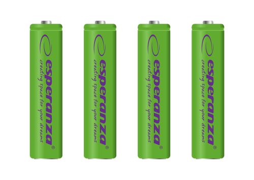 Esperanza EZA102G dobíjecí baterie Ni-MH AAA 1000 mAh 4ks zelené