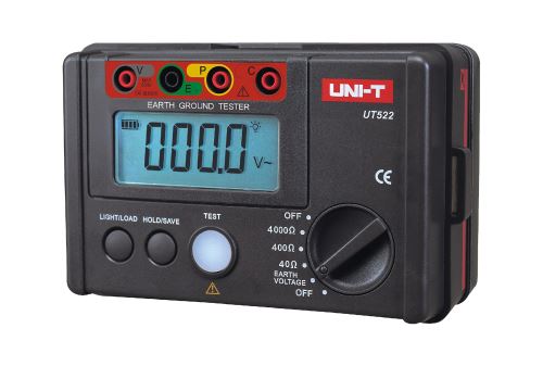 Uni-T Měřič odporu uzemnění model UT522 černý MIE0261