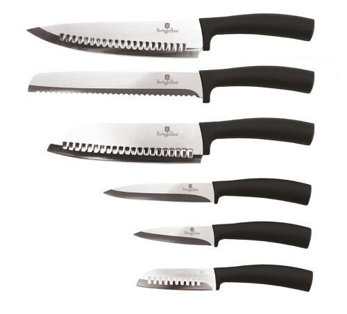 BERLINGERHAUS BH-2478 Sada nožů nerezové 6 ks Black Silver Collection