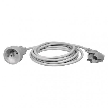 Emos P0117 Prodlužovací kabel 7 m, 1 zásuvka, bílý, PVC, 1 mm2 1901010700