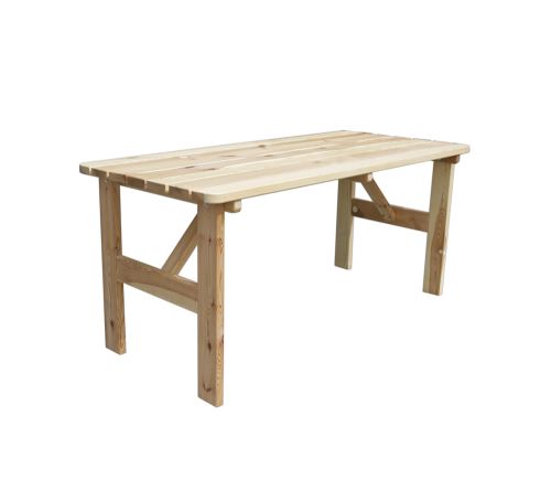 Rojaplast zahradní dřevěný přírodní stůl Viking 150 cm 151/1