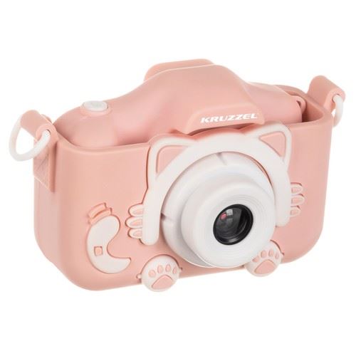 Kruzzel AC22296 Dětský růžový digitální fotoaparát 16889