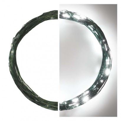 EMOS Lighting LED vánoční nano řetěz zelený D3AC04, 7,5 m, venkovní i vnitřní, studená bílá 1550032003