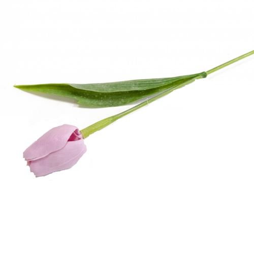 Indecor Umělá květina tulipán světle růžový 40 cm X07100