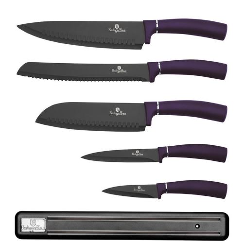 BERLINGERHAUS sada nožů nerezové 6 ks Purple Metallic Line BH-2681