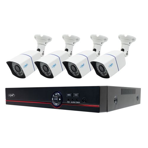 PNI House PTZ1500 5MP AHD video monitorovací sada DVR a 4 venkovní kamery
